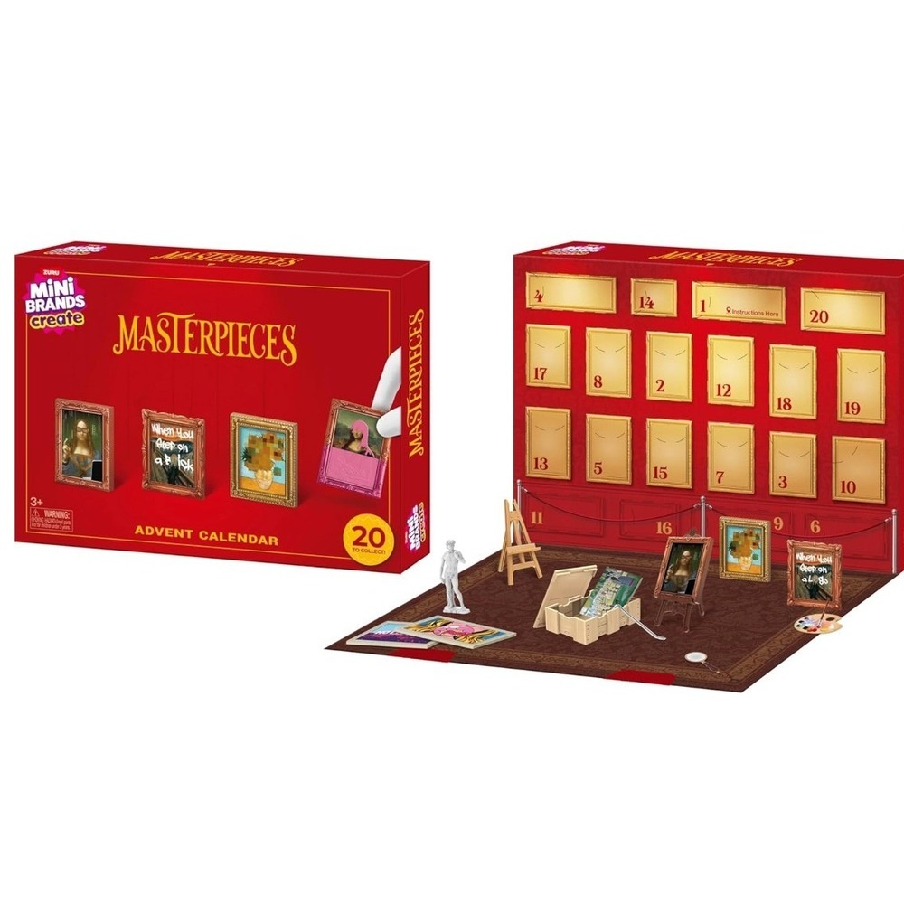 Zuru Mini Brands Create Masterpieces Advent Calendar Kids Christmas Countdown